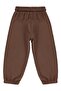 Boy's Knee-Trimmed Sweatpants |   Selanik Empirme |   School Nursery and Daily Use - Brown - 3