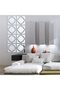 3d Mirror Wall Stickers, Acrylic Crystal Art Self-Adhesive Removable Reflective Tiles, Square - 2
