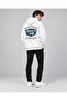 Unisex Men's and Women's Nothing Stronger Design Text Printed Oversize 3 Thread Hooded Sweatshirt - 3