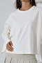 Women's Sleeves Cape Long Sleeve Loose Blouse 22297 - 2