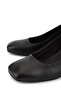 Women's Genuine Leather Brown Heeled Shoes - 3