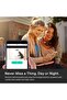 Indoor Pan/Tilt Security Camera, 1080p HD Dog-Camera,2.4GHz with Night Vision,Motion Detection for Baby and Pet Monitor, Cloud & SD Card Storage, Works with Alexa& Google Home (EC70), White - 3