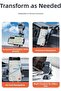 Universal Car Phone Holder Mount – Adjustable Dashboard & Windshield Phone Cradle with Strong Suctio - 5