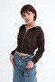 Glitter Crop Sweatshirt H13235 - 4