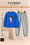 Kuromi Printed Girls' Hoodless Sweatshirt & Sweatpants Set - Ages 3-12