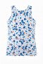 Boy's 10-Pack Mixed Patterned Cotton Lycra Undershirts - Special Production Sleep Eye Mask Gift - 2