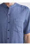Regular Fit Judge Collar Short Sleeve Men's Shirt - 3