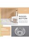 Glass Soap Dish 2 Pack, Bathroom Round Transparent Soap Holder, Soap Tray for Bathroom Countertop Kitchen Sink Glassware - 3