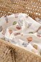 100% Cotton Multi-Purpose Boxed Premium Muslin Blanket Oeko-Tex Certified 100 X 100 cm (Cream Balloon Land) - 3
