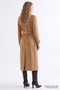 Suede Belted Lined Padded Regular Trench Coat - 8
