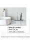 Bathroom Glass Tumbler Cup 2 Pack, Transparent Rinsing Cup, Toothbrush & Toothpaste Holder & Drinking, Mouthwash Cup for Glassware - 4