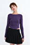 Crew Neck Basic Blouse B1025 - 2