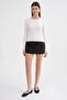 Mixray Buttoned Slim Fit Ribbed Knit Cardigan - 2