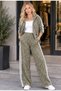 Buketli̇ Women's Hooded 3-Stripe Lined Lace-Up Top and Bottom Set - 5