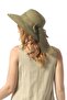 Sleeveless Çeşme Crew Neck Authentic Double Pocket Midi Length Poplin Summer Dress Mink Vzn - 6