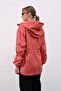 Women's Drawstring Detailed Long Raincoat Vt-2945 - 4