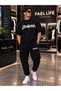 Zenvora Printed Oversize Cotton T-Shirt Tracksuit Premium Set