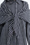 Plaid Shirt with Shawl Detail G02632 - 3