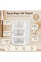 3-layer portable organizer - multipurpose sliding shelf 18.5x33.5x43cm total 55.5cm (5047) - 2