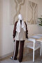 Modest Two Piece Set - Brown - Long - 5