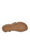 Women's Platinum Floral Detailed Multi-Strap Stylish Sandals with Padded Sole 9657 Z - 5