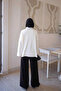 Cream Corsman Layered Sleeve Knitwear Tunic with Stones on the Shoulder - 5