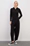 Elastic Waist Ribbed Shalwar Sweatpants