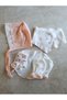 10-Piece 100% Organic Cotton Boxed Newborn Set for Baby Girl with Lace Detail and Embroidery - 6