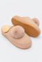 Women's Winter Plush House Slippers with Pompom, Soft Sole, Warm Indoor Slippers - 5