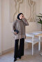 Mink Glittery Beard Casual Knitwear Tunic - 2