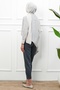 Modest Pants - Gray - Carrot pants - 5