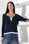 Blouses - Dark blue - Regular fit