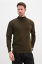 Basic High Neck Regular Fit Knit Sweater - 5