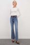 Basic Boat Neck Slim Fit Blouse - 4