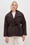 Waterway Patterned Belted Quilted Coat