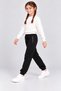Boys and Girls Black-Navy Blue Jogger Sweatpants - Zipper Pockets, Elastic Waist and Cuffs School Season - 3