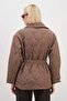 Waterway Patterned Belted Quilted Coat - 8