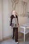 Modest Two Piece Set - Brown - Long