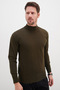 Basic High Neck Regular Fit Knit Sweater - 6