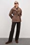 Waterway Patterned Belted Quilted Coat - 2