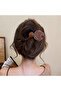 Rose Detailed Bun Hairpin - Brown