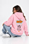 Unisex Women's and Men's Drip Toxic Design Text Printed Oversize 3 Thread Hooded Sweatshirt - 3