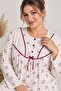 Long Sleeve 100% Cotton Women'S-Mom's Nightgown - 2