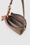 Aria Scarf Detailed Suede Shoulder Bag Mink - 5
