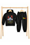 Dragon Ball-Z Anime Printed 3 Threaded Hooded Children's Tracksuit Set