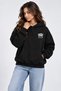 Unisex Women's and Men's Drip Toxic Design Text Printed Oversize 3 Thread Hooded Sweatshirt - 3