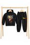 Dragon Ball-Z Anime Printed 3 Threaded Hooded Children's Tracksuit Set
