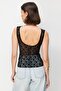 Mixray Women's Sleeveless Lace Cutout V-Neck Blouse - 8