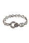 Refined bracelet with rhinestones, Silver