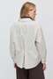 Women's Striped Classic Collar Cotton Shirt - 5